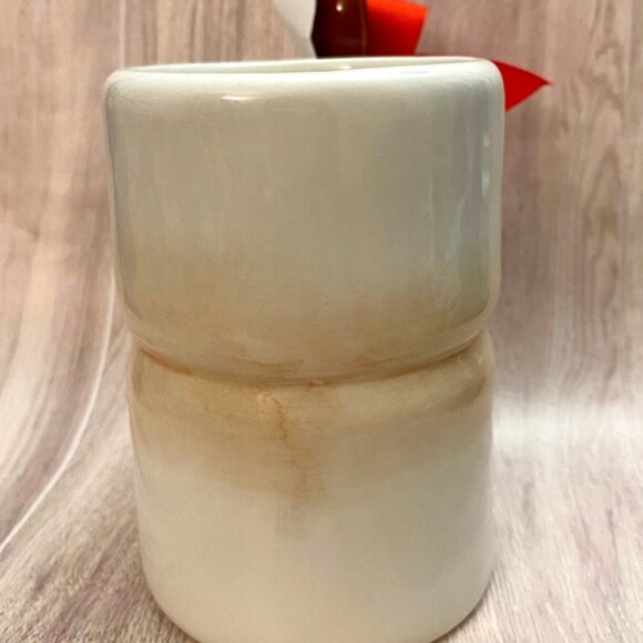 Smores S’mores Hot Cocoa Chocolate Mug Cup Marshmallow Snowman with spoon - Picture 3 of 7